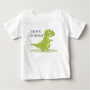 Search for dinosaur first birthday tshirts T rex