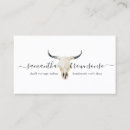 Search for western business cards Boho