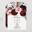 Search for maroon white wedding invitations Roses