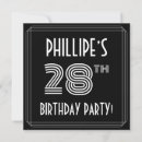 Search for 28th birthday invitations 28 years old