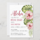 Search for aloha bridal shower invitations Floral