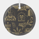 Search for rock and roll christmas tree decorations Metal