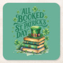 Search for book lover coasters Green