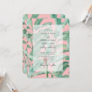 Search for tropical leaves wedding invitations Botanical