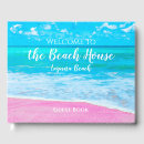 Search for beach guest books Blue