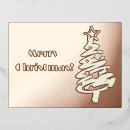 Search for real gold foil christmas cards Modern
