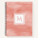 Search for coral monogram notebook notebooks Simple