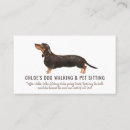 Search for dachshund dog business cards Cute