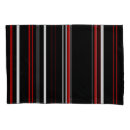 Search for black and white stripes pillowcases Red