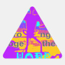 Search for triangle design stickers Colourful