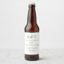 Search for wedding beer labels Black and white