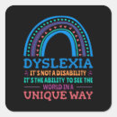 Search for dyslexia stickers Awareness