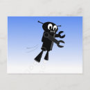 Search for robots postcards Cyborg