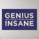Search for funny genius posters Typography