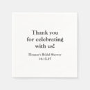 Search for thank you napkins Simple