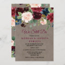 Search for rustic we still do wedding invitations Floral