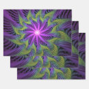 Search for purple and green wrapping paper For her