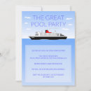 Search for cruise ship birthday invitations Pool party