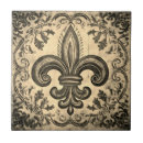 Search for vintage fleur de lis tiles Lily