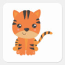 Search for cute tiger stickers White