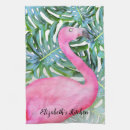 Search for pink flamingo pattern tea towels Trendy
