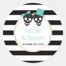 Search for skull couple wedding stickers Skulls