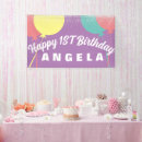 Search for 1st birthday banners Colourful