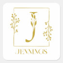 Search for j monogram stickers Botanical