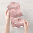 Search for pink gold masquerade party invitations Daughter