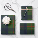 Search for blue and green plaid wrapping paper Red