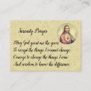 Search for steps business cards Prayer