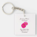 Search for carnation key rings January birthday
