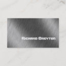 Search for constructor business cards Metal