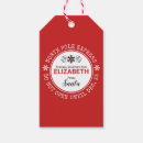 Search for north pole gift tags Santas workshop