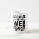 Search for web designer mugs Profession