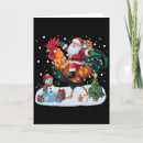 Search for hen christmas cards Rooster