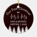 Search for woods christmas tree decorations Newlywed