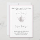 Search for love is brewing shower invitations Minimalist