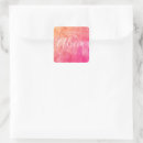 Search for customers triangle stickers Watercolor
