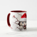 Search for three dimensional mugs Christmas holiday