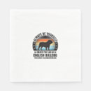Search for english bulldog napkins Wolf