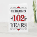Search for 102 birthday cards One hundred and two