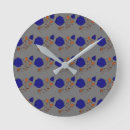 Search for flower pattern clocks Colourful