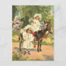 Search for horse girl postcards Vintage