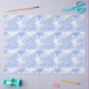 Search for blue toile tissue paper Antique