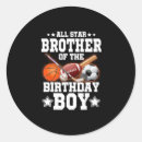 Search for birthday brother stickers Teamwork