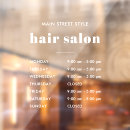 Search for hair salon business window decals Simple