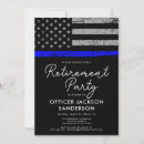 Search for police officer retirement invitations Policeman