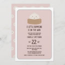 Search for dumpling baby shower invitations Kawaii