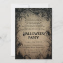 Search for dark halloween invitations Black